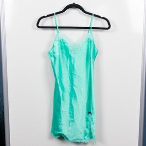 Seafoam Victoria’s Secret Mini Slip